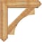 Ekena Millwork Westlake Arts and Crafts Rough Sawn Bracket w/ Offset Brace, Western Red Cedar, 8"W x 34"D x 34"H BKT0806X34X34WTL03RWR - alternate 4